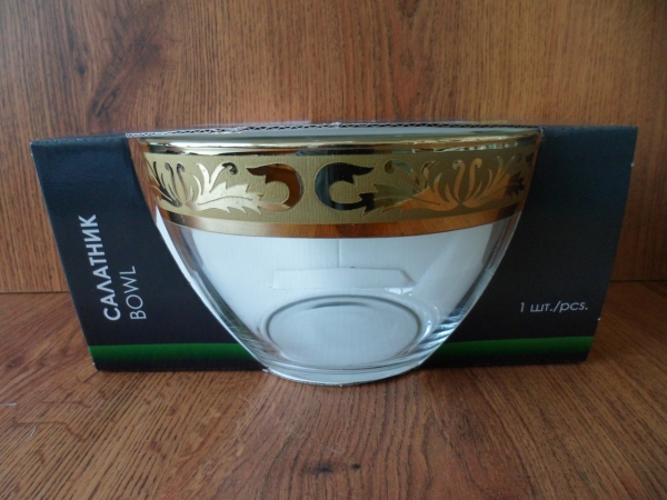 EAV49-1326 Салатник Д-19 см.  Русский узор 