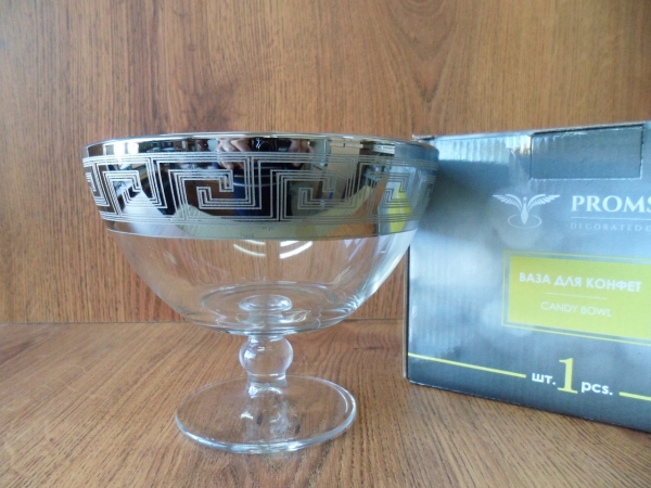 SE04-2425 Ваза на ножке 1 шт.  Цезарь 