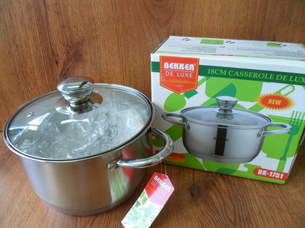 BK1751 Кастрюля  2.7 л. De Luxe