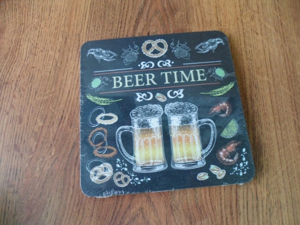 MT18-11 Подставка под горячее  BEER TIME  14*14
