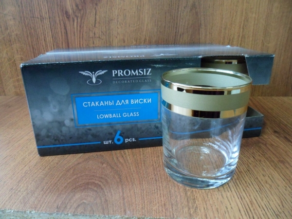 EAV79-405 Набор стаканов д/виски 6 шт.  Ампир 