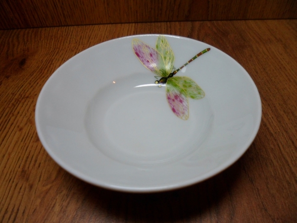 ф1463/1 Блюдце для варенья 105мм Стрекоза