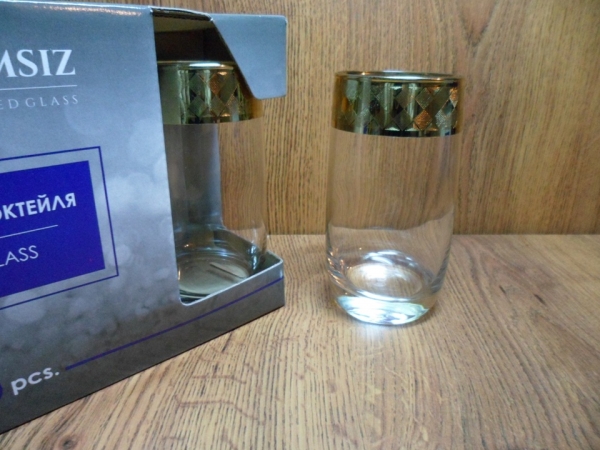 TAV324-809 Набор стаканов 6 шт.  Витраж 