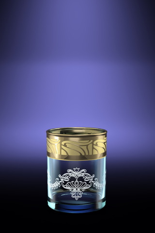 GE05-405 Набор 6 стаканов для виски с рис. Мускат 